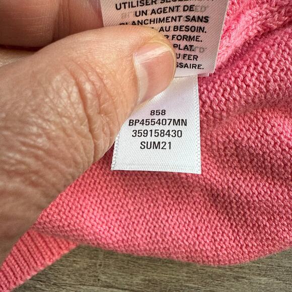 BP Pink Daisy Sweater Vest Small 80s 90s Retro - Picture 5 of 8